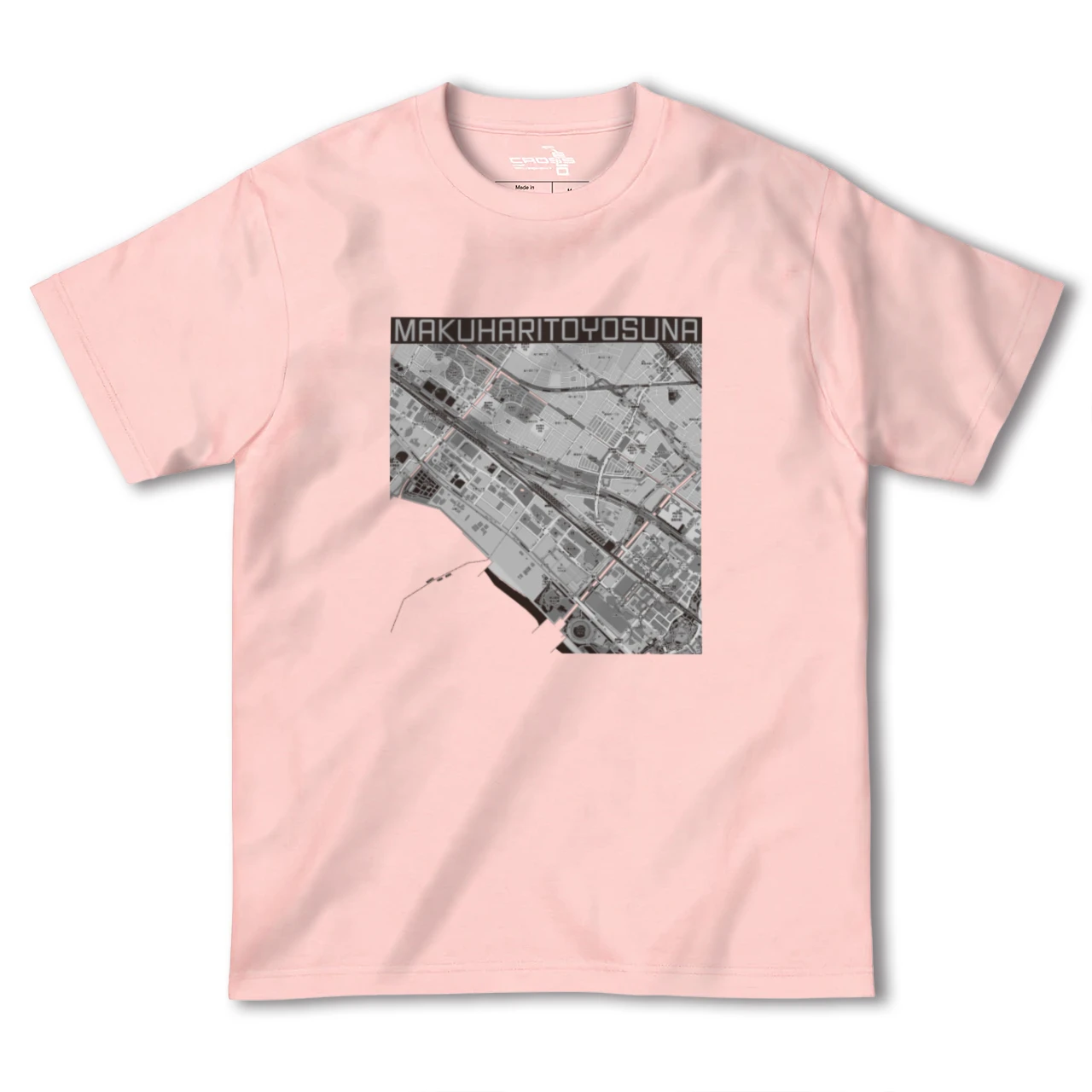 【幕張豊砂(千葉県)】地図柄ヘビーウェイトTシャツ
