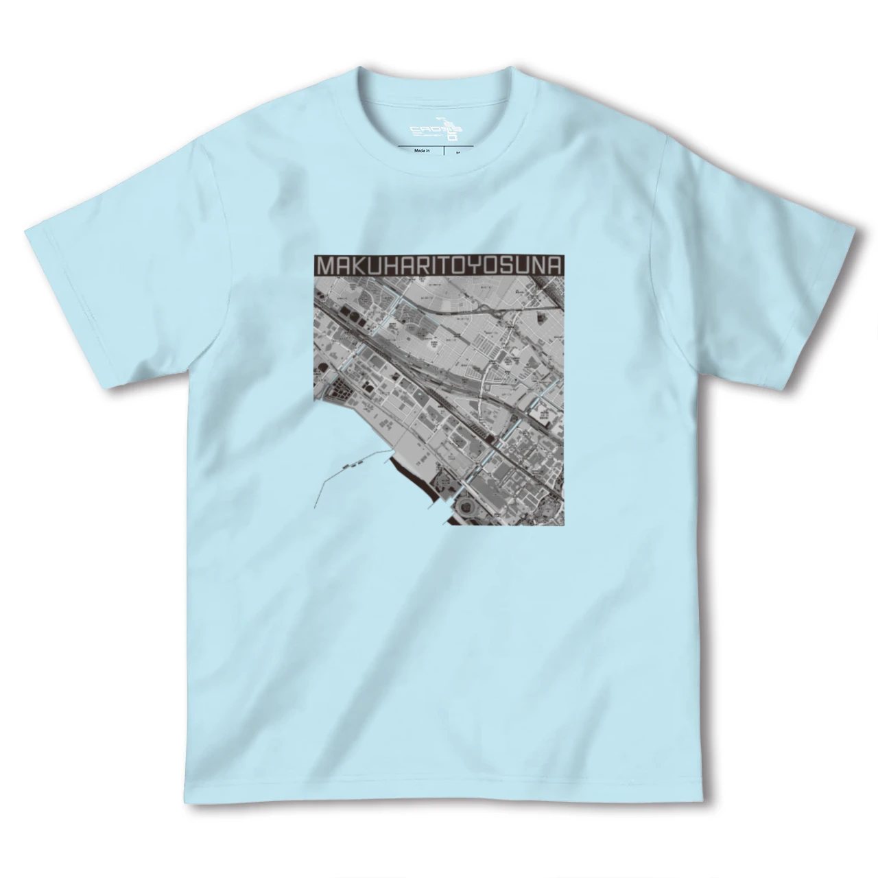 【幕張豊砂(千葉県)】地図柄ヘビーウェイトTシャツ