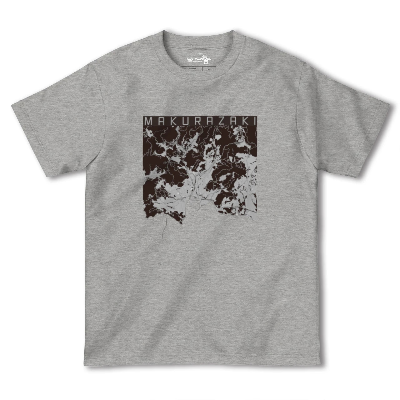 【枕崎(鹿児島県)】地図柄ヘビーウェイトTシャツ