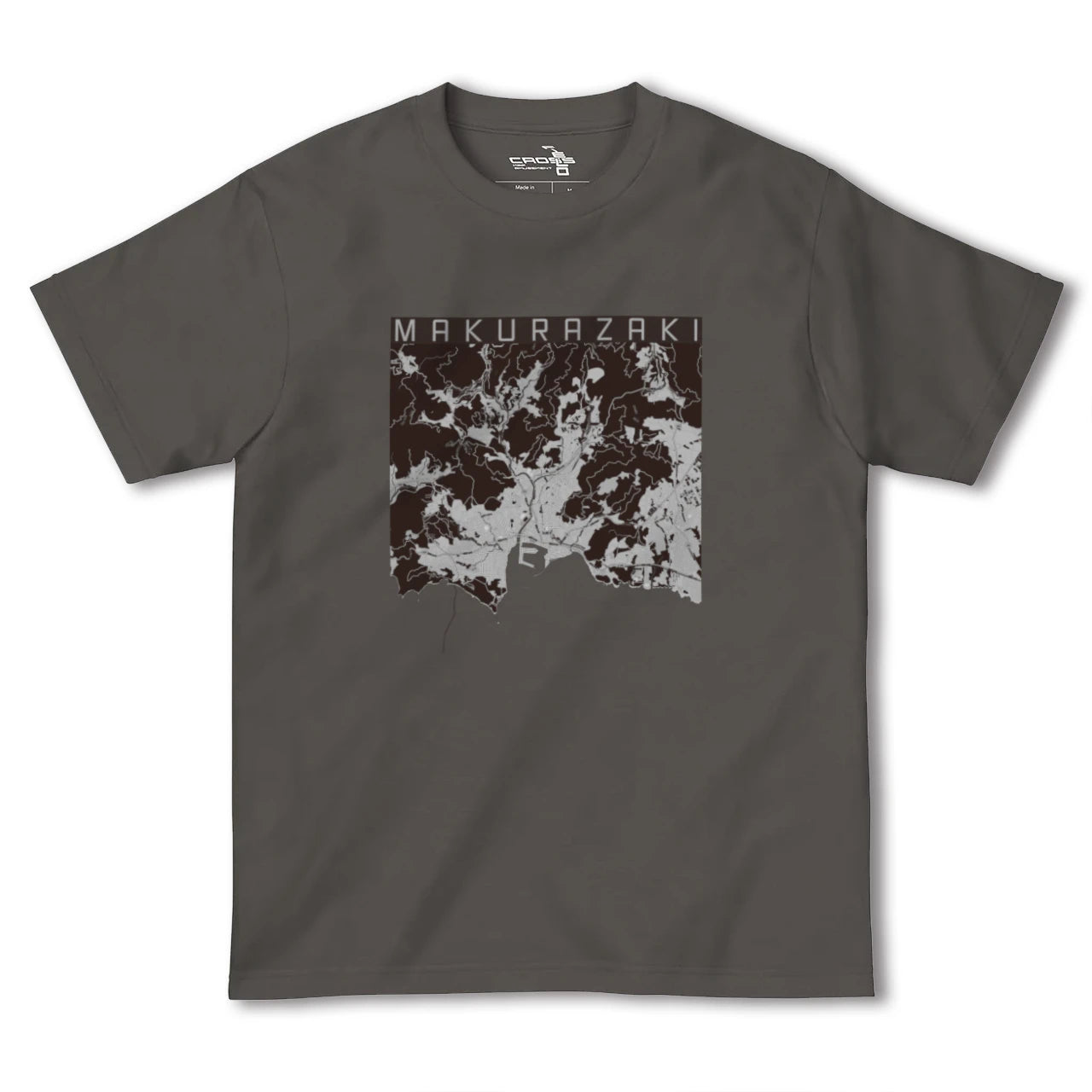 【枕崎(鹿児島県)】地図柄ヘビーウェイトTシャツ