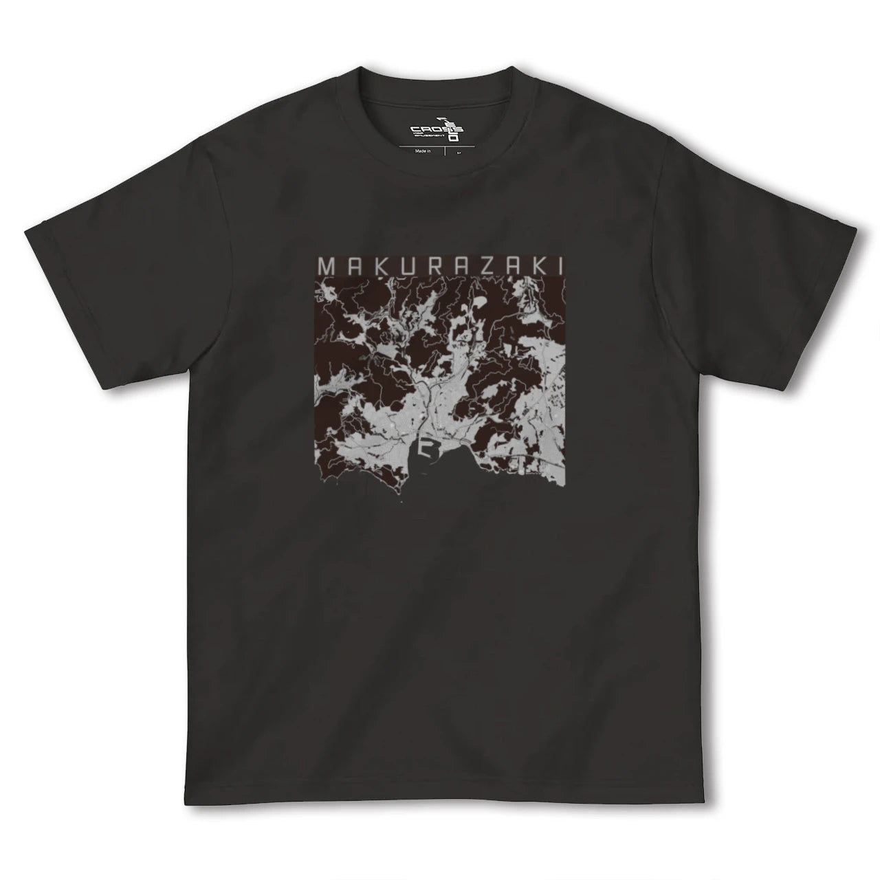 【枕崎(鹿児島県)】地図柄ヘビーウェイトTシャツ
