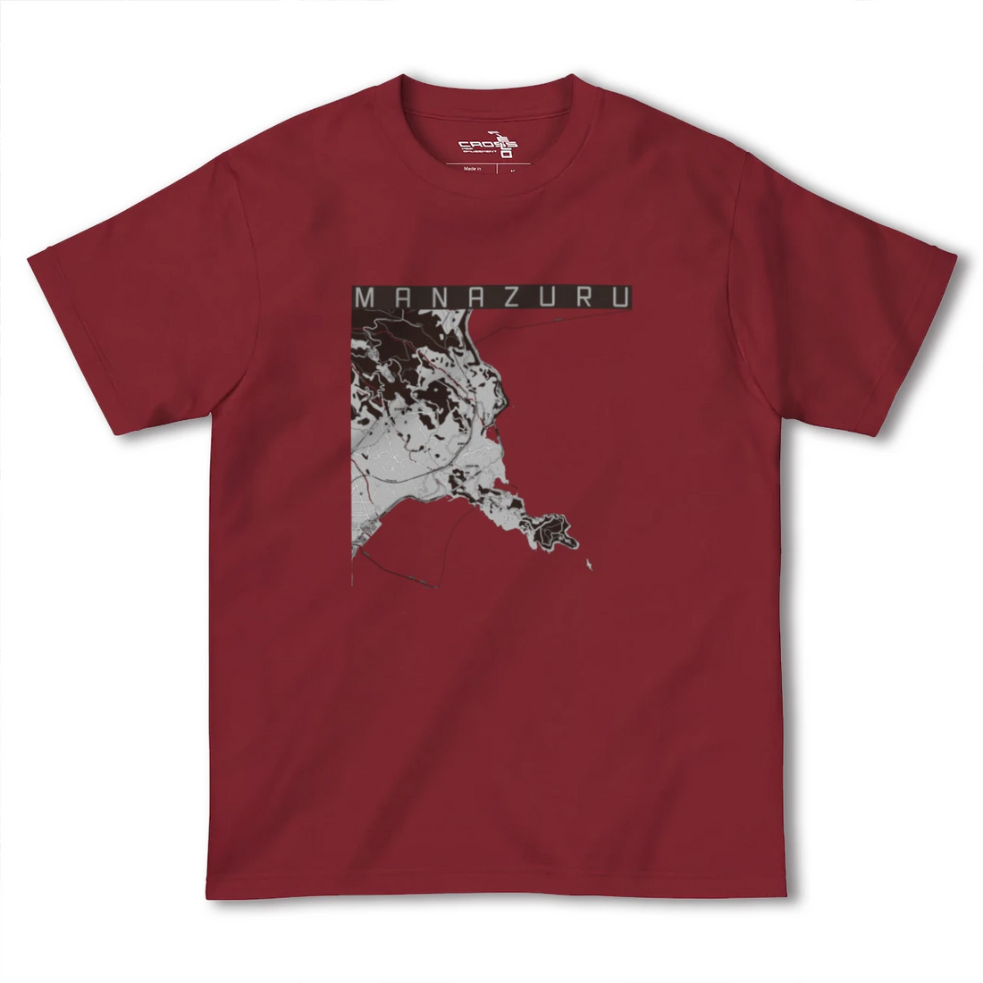 【真鶴(神奈川県)】地図柄ヘビーウェイトTシャツ