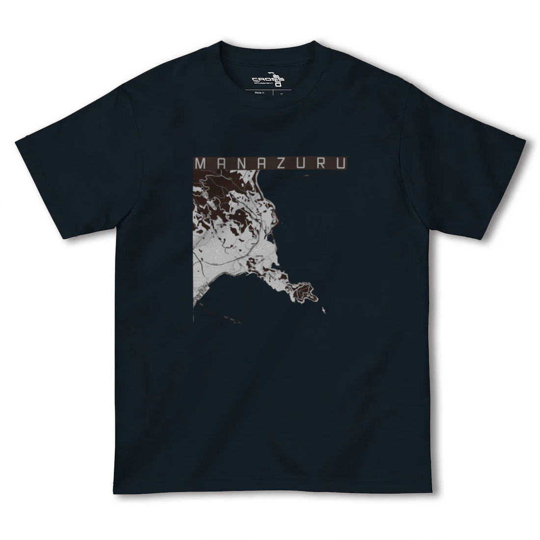【真鶴(神奈川県)】地図柄ヘビーウェイトTシャツ