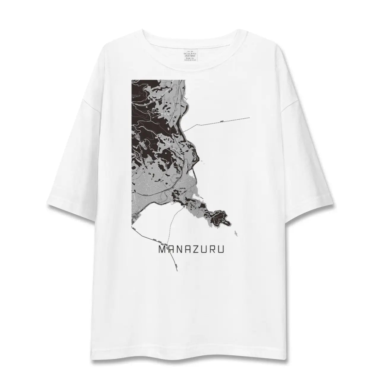 【真鶴(神奈川県)】地図柄ビッグシルエットTシャツ