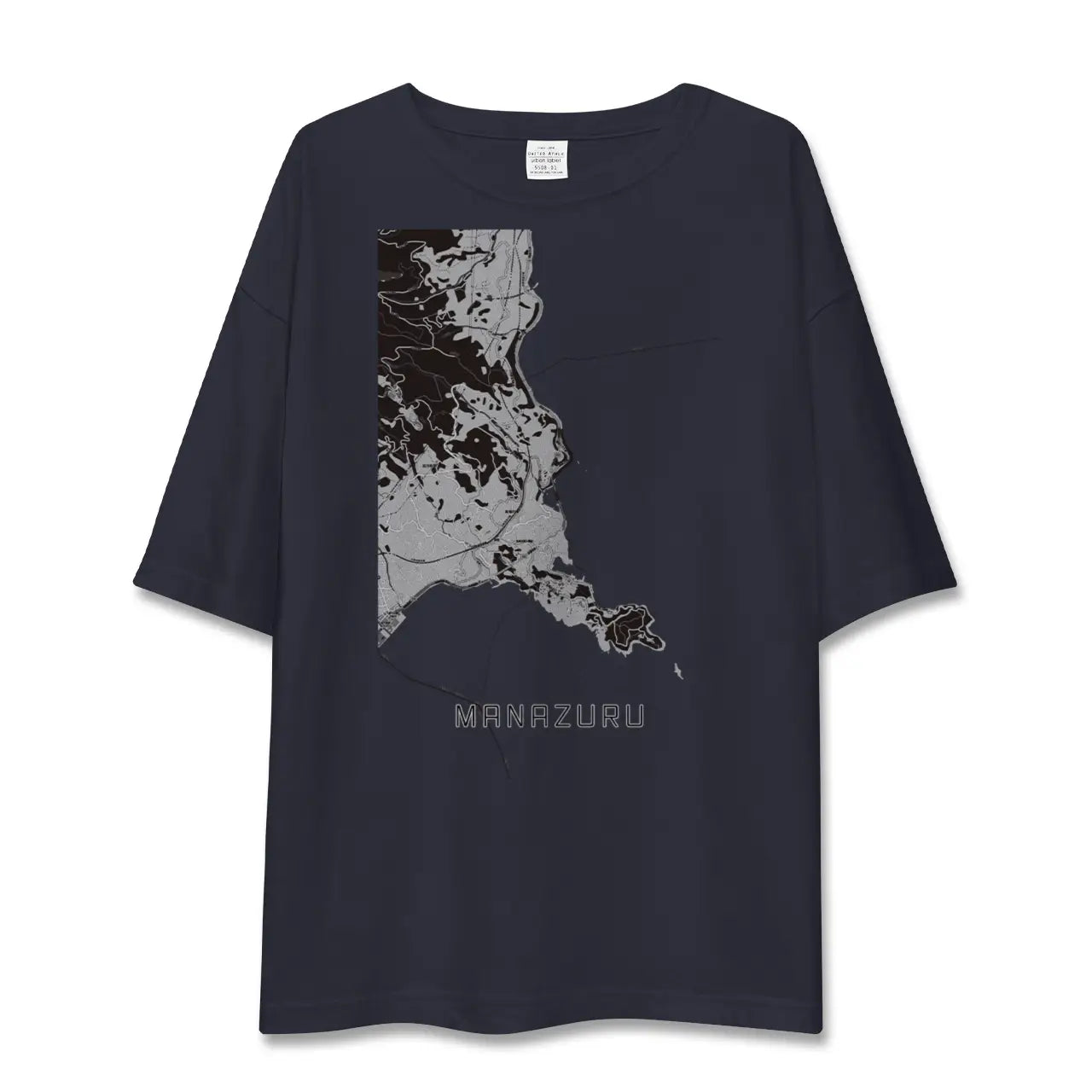 【真鶴(神奈川県)】地図柄ビッグシルエットTシャツ