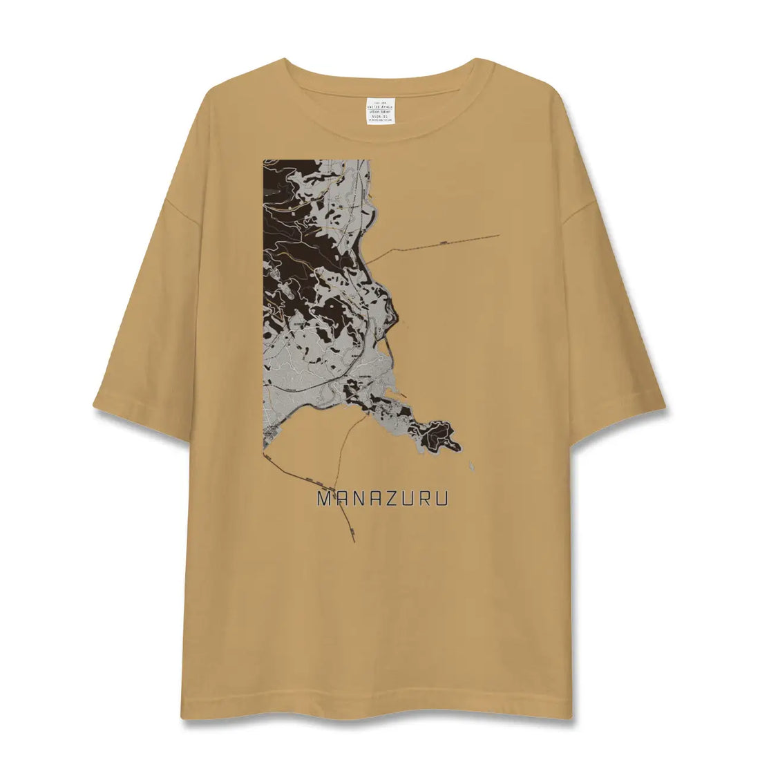 【真鶴(神奈川県)】地図柄ビッグシルエットTシャツ