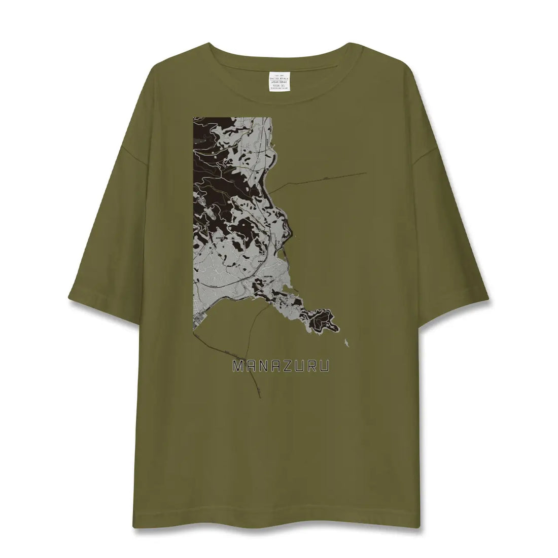 【真鶴(神奈川県)】地図柄ビッグシルエットTシャツ
