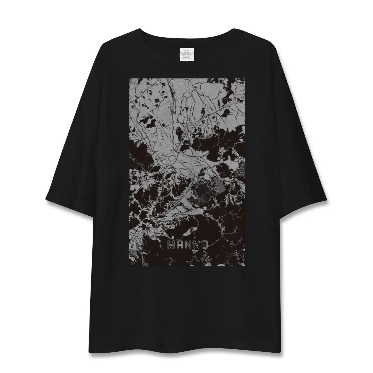 【まんのう(香川県)】地図柄ビッグシルエットTシャツ