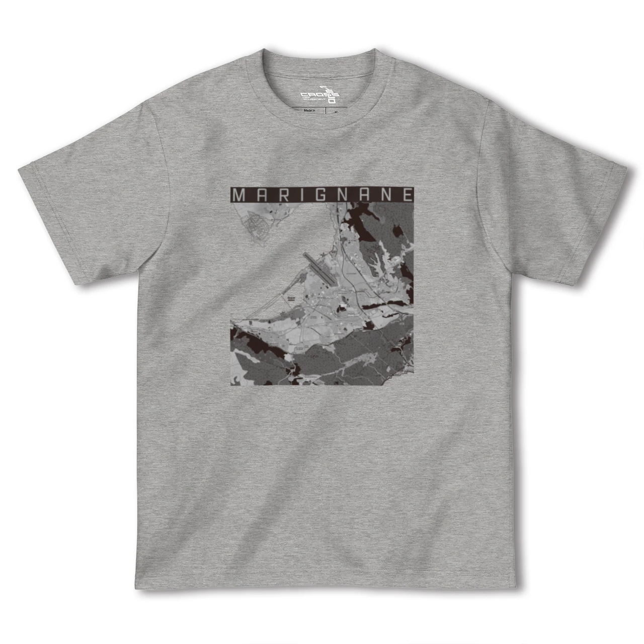 【マリニャーヌ(フランス)】地図柄ヘビーウェイトTシャツ