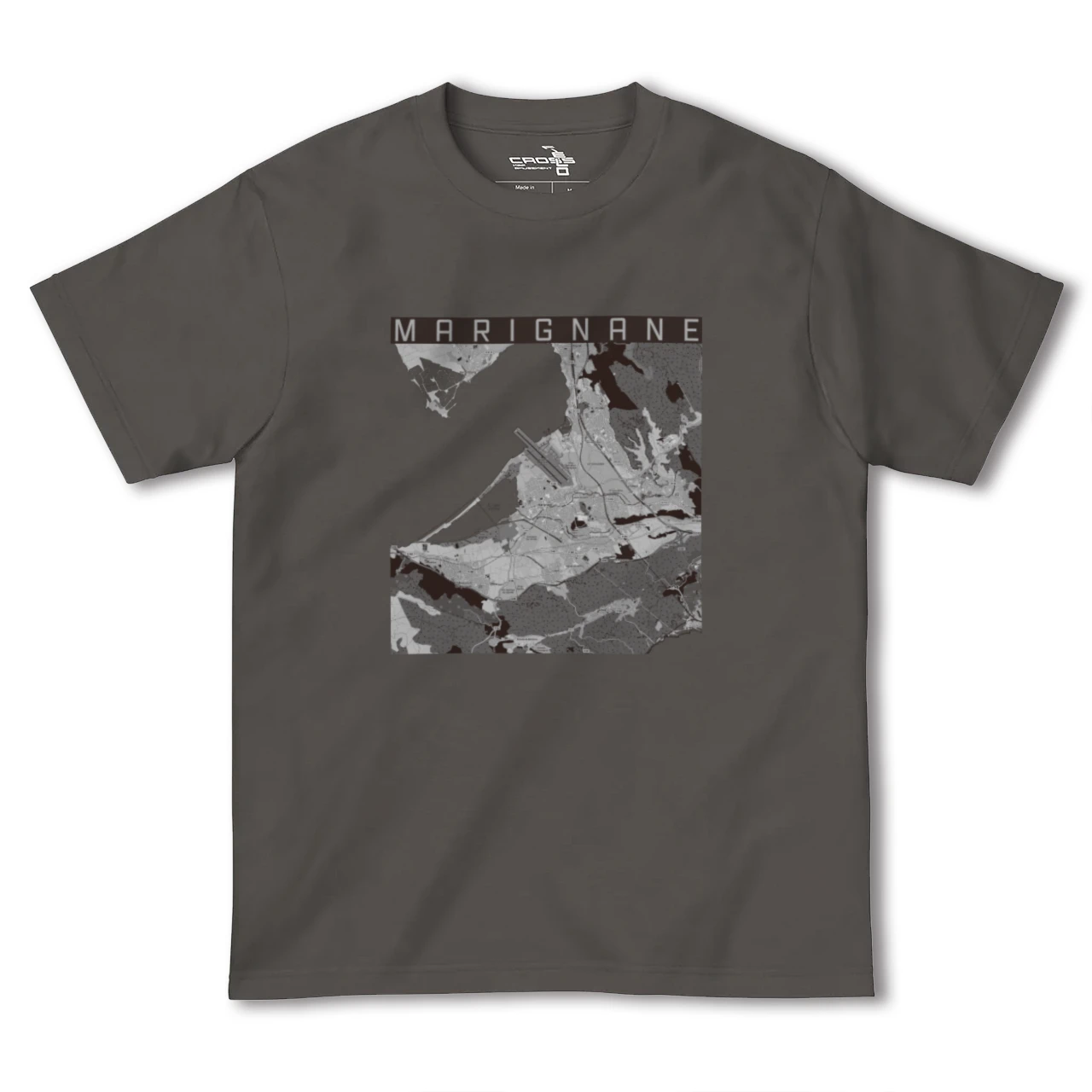 【マリニャーヌ(フランス)】地図柄ヘビーウェイトTシャツ