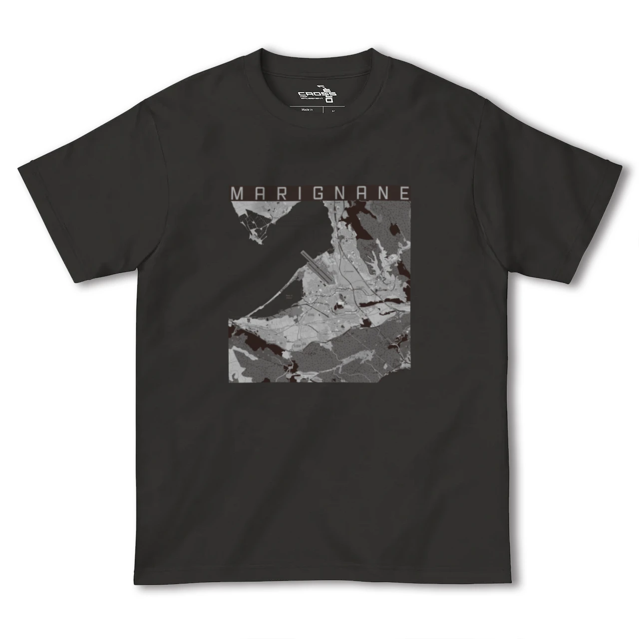 【マリニャーヌ(フランス)】地図柄ヘビーウェイトTシャツ