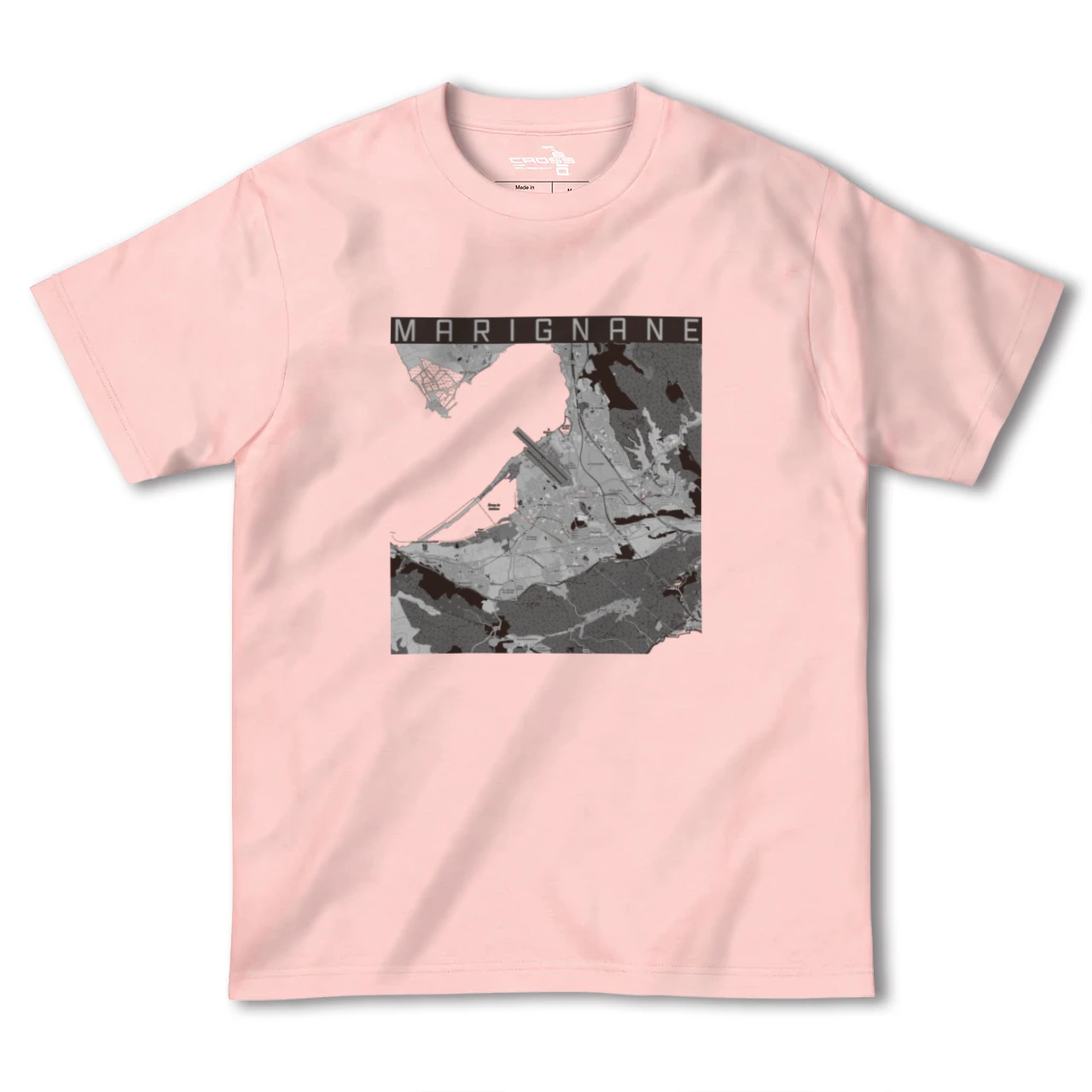 【マリニャーヌ(フランス)】地図柄ヘビーウェイトTシャツ