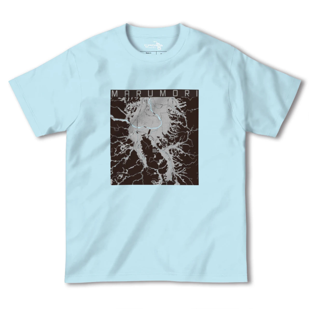 【丸森(宮城県)】地図柄ヘビーウェイトTシャツ