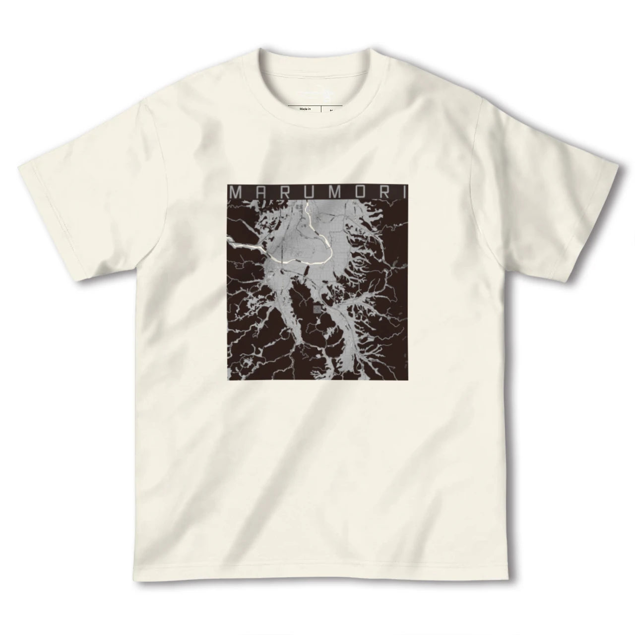 【丸森(宮城県)】地図柄ヘビーウェイトTシャツ