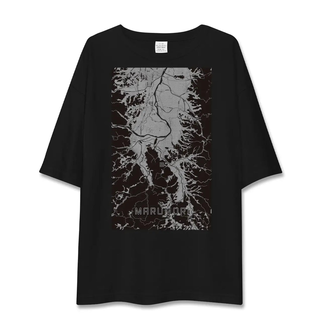 【丸森(宮城県)】地図柄ビッグシルエットTシャツ