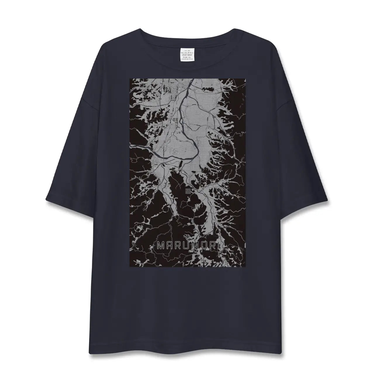 【丸森(宮城県)】地図柄ビッグシルエットTシャツ