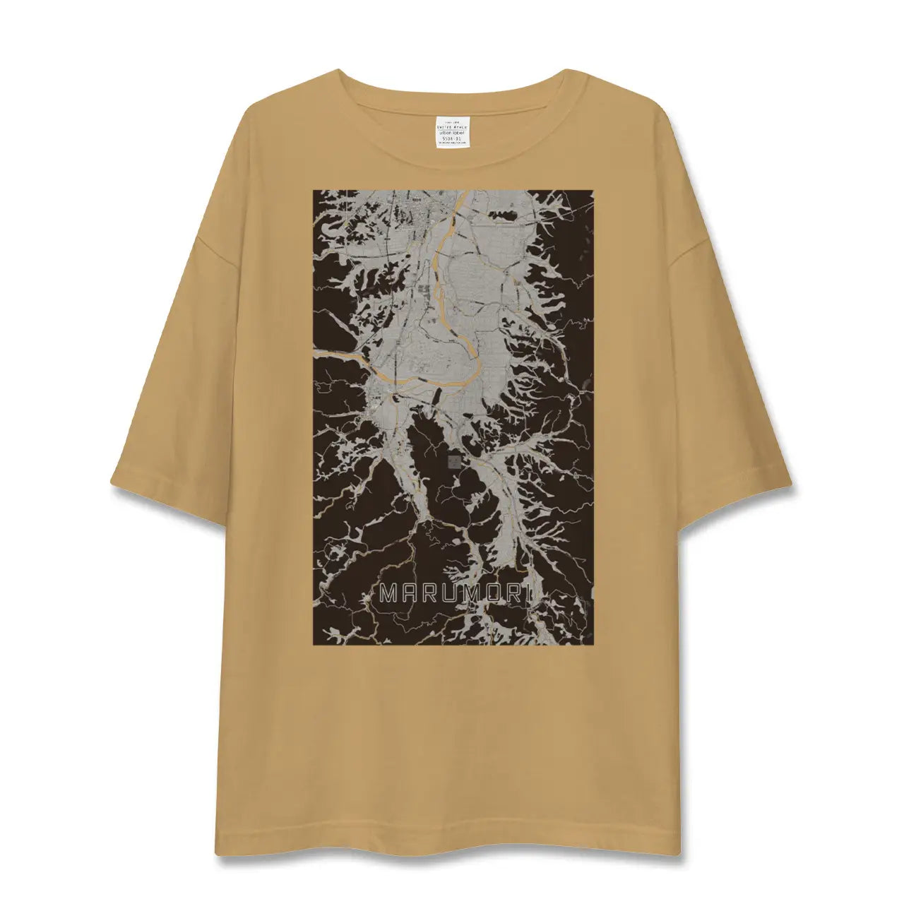 【丸森(宮城県)】地図柄ビッグシルエットTシャツ