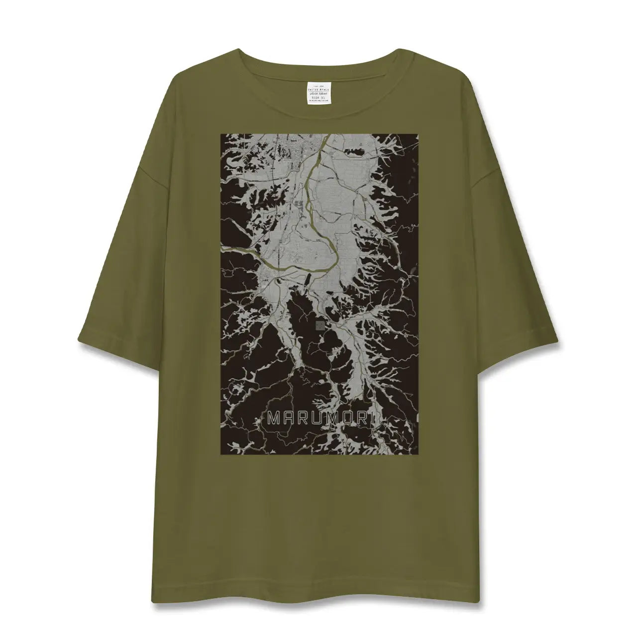 【丸森(宮城県)】地図柄ビッグシルエットTシャツ