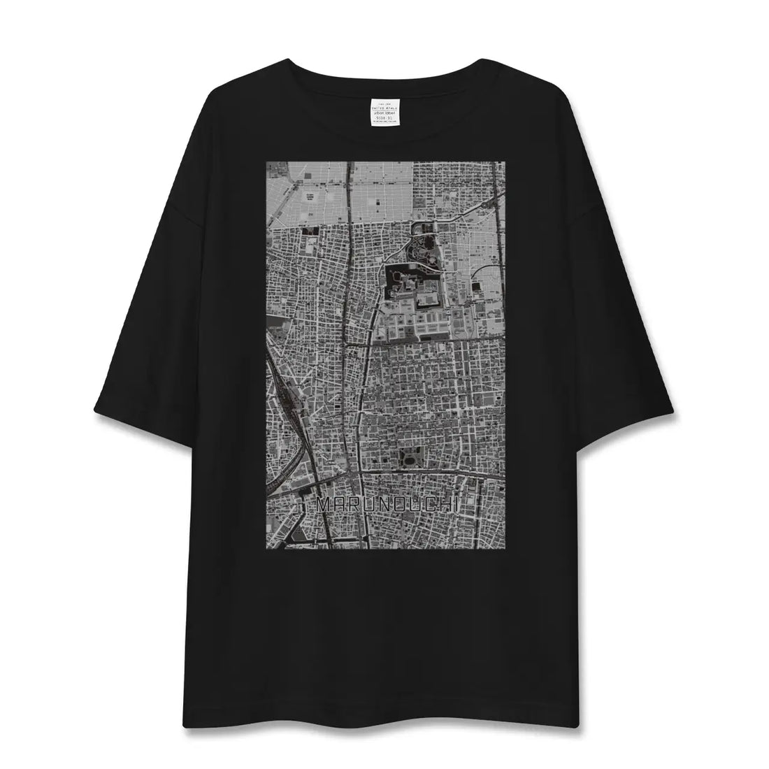 【丸の内(愛知県)】地図柄ビッグシルエットTシャツ