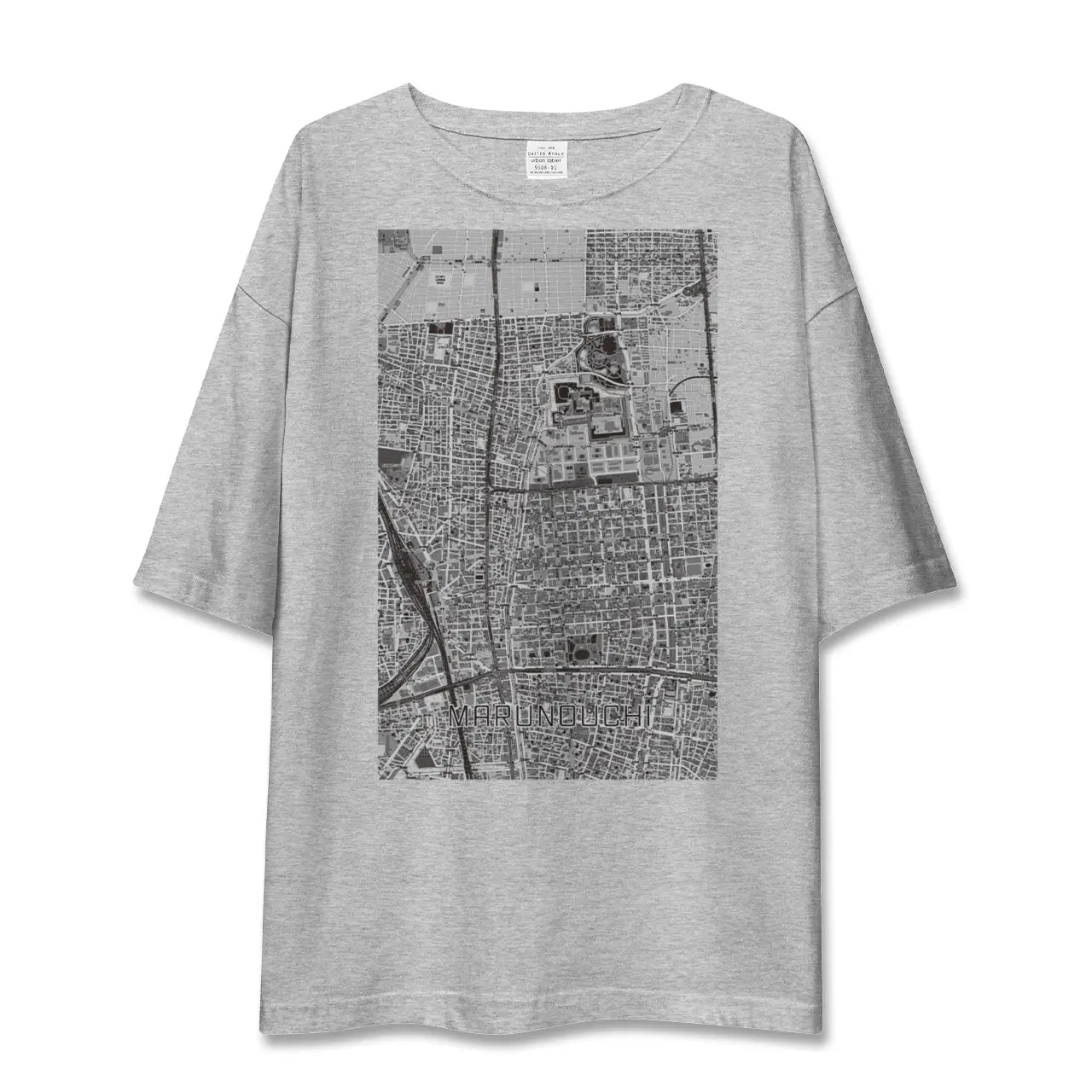 【丸の内(愛知県)】地図柄ビッグシルエットTシャツ