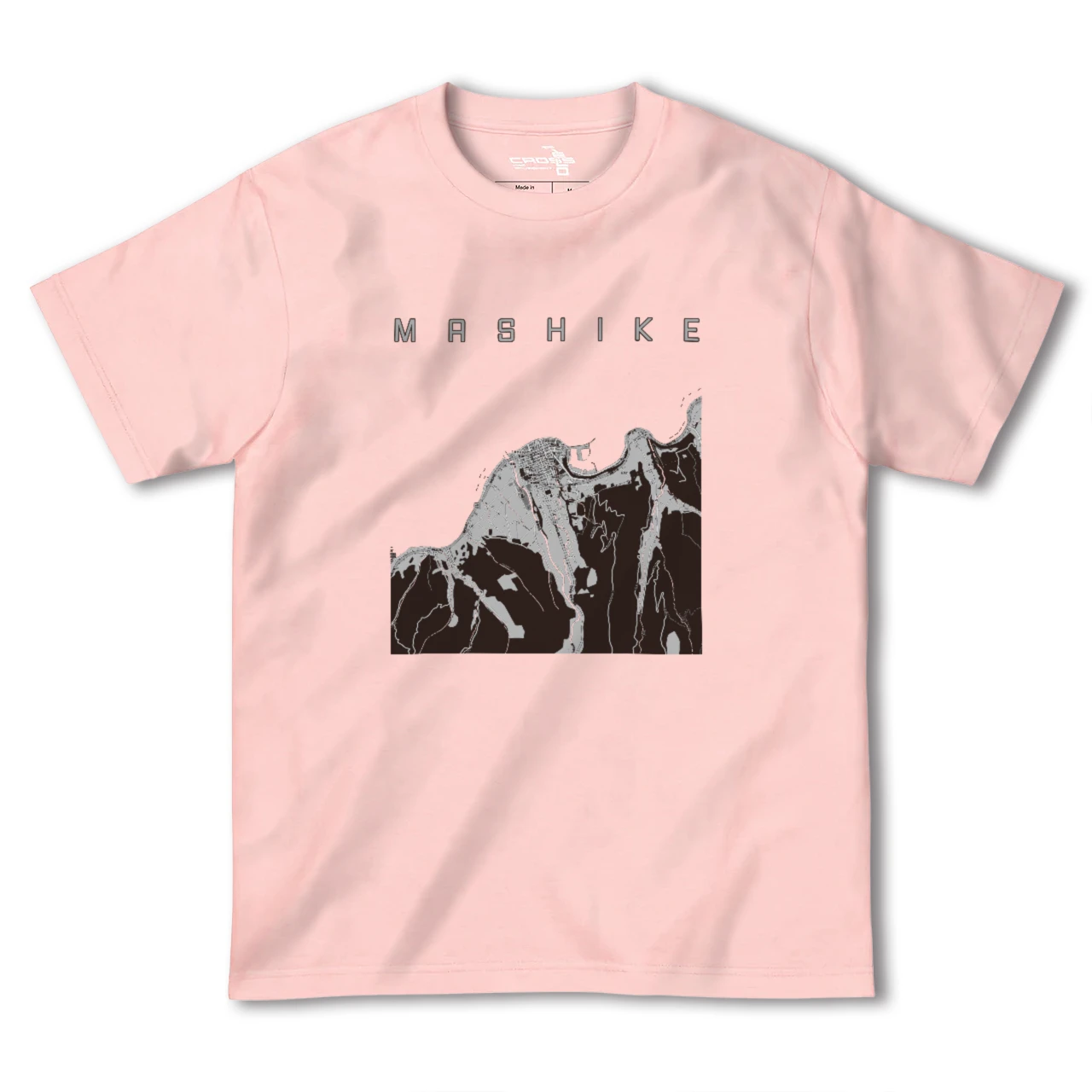 【増毛(北海道)】地図柄ヘビーウェイトTシャツ