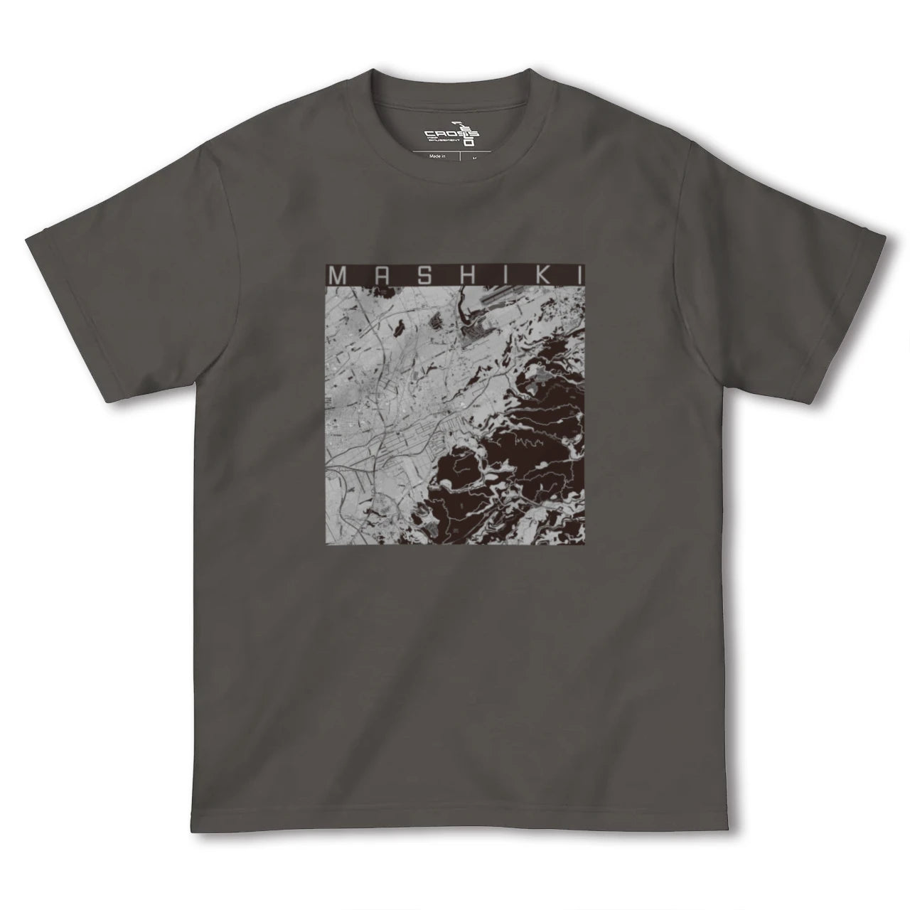 【益城(熊本県)】地図柄ヘビーウェイトTシャツ