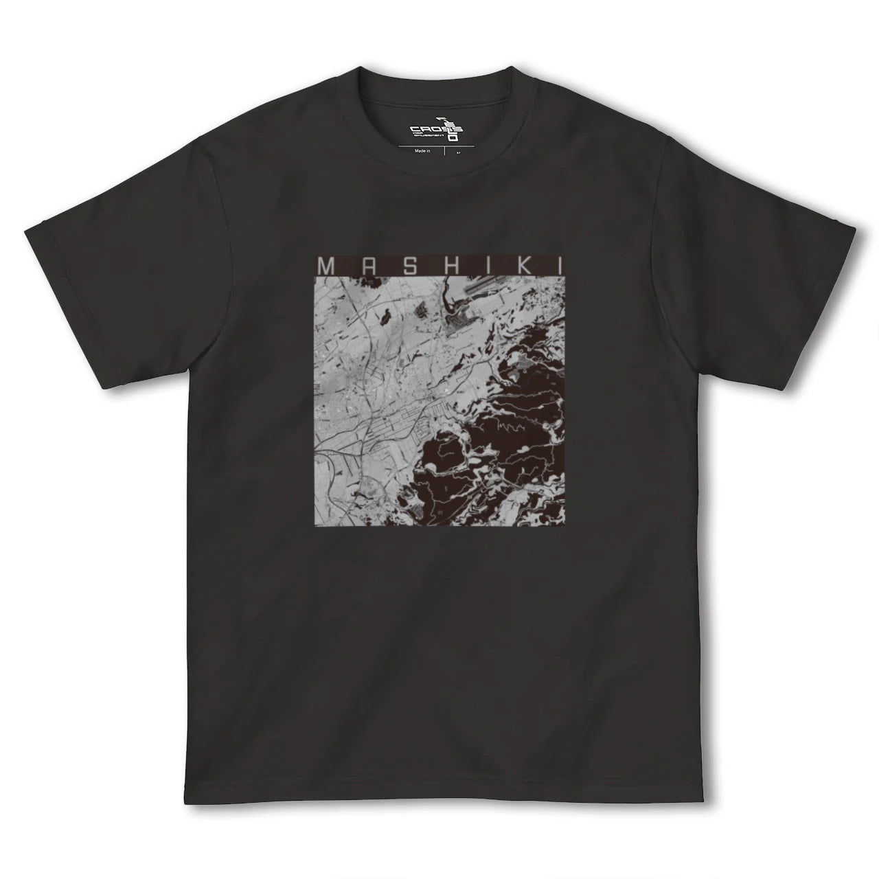 【益城(熊本県)】地図柄ヘビーウェイトTシャツ