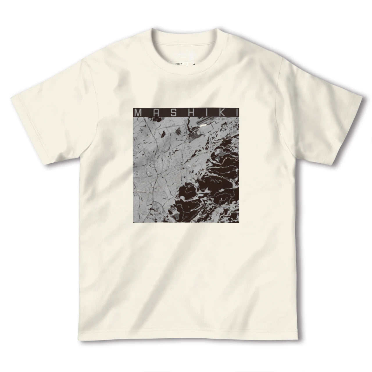 【益城(熊本県)】地図柄ヘビーウェイトTシャツ