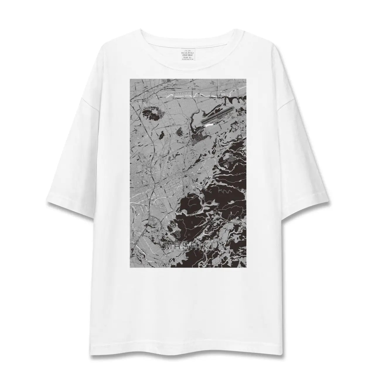 【益城(熊本県)】地図柄ビッグシルエットTシャツ
