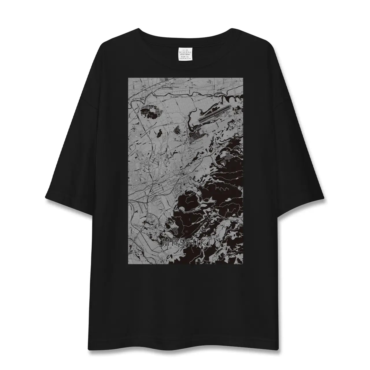 【益城(熊本県)】地図柄ビッグシルエットTシャツ