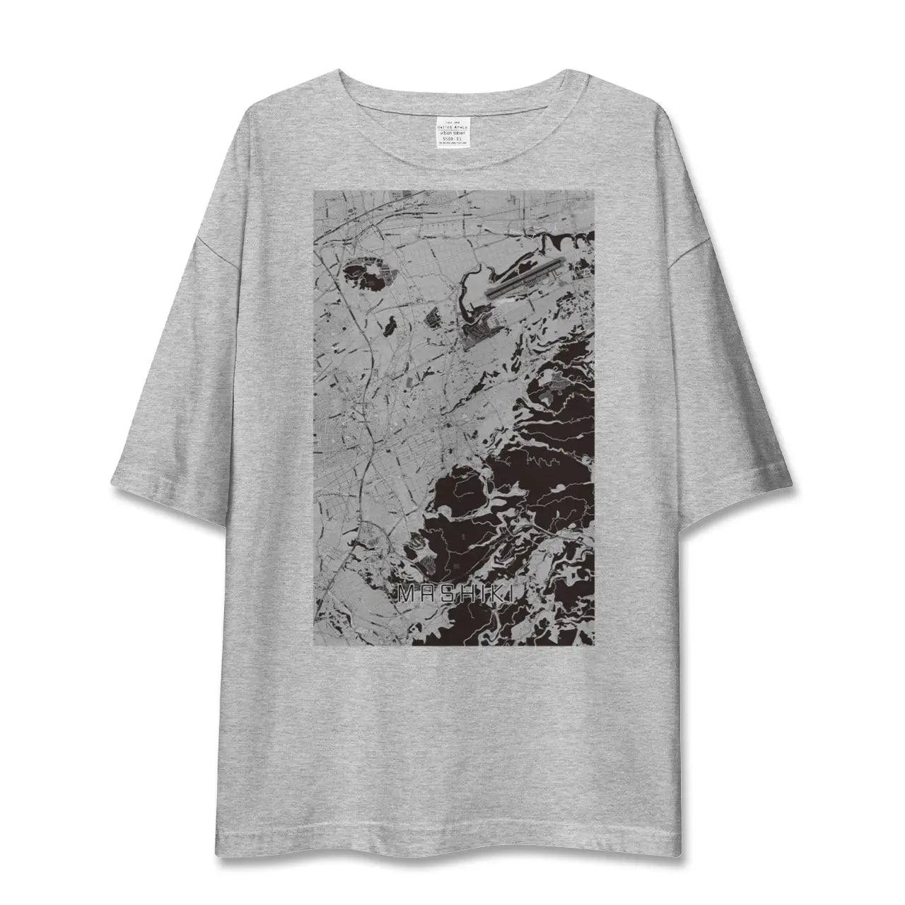 【益城(熊本県)】地図柄ビッグシルエットTシャツ