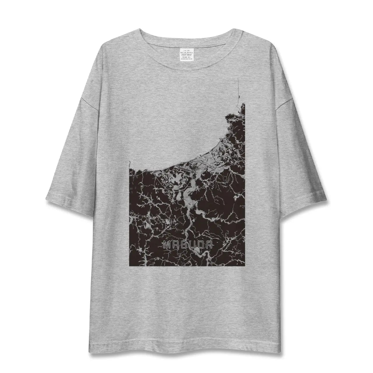 【益田(島根県)】地図柄ビッグシルエットTシャツ
