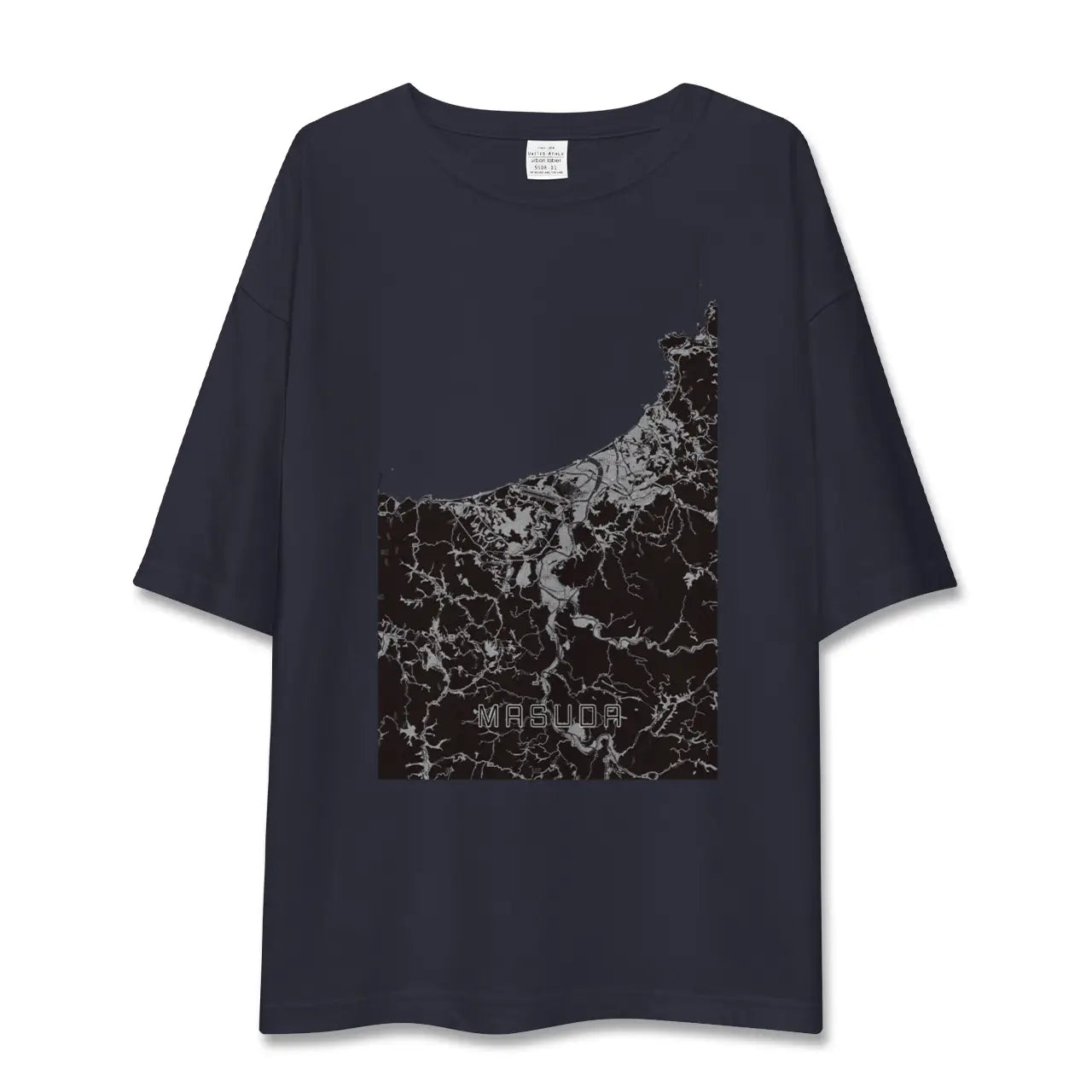 【益田(島根県)】地図柄ビッグシルエットTシャツ