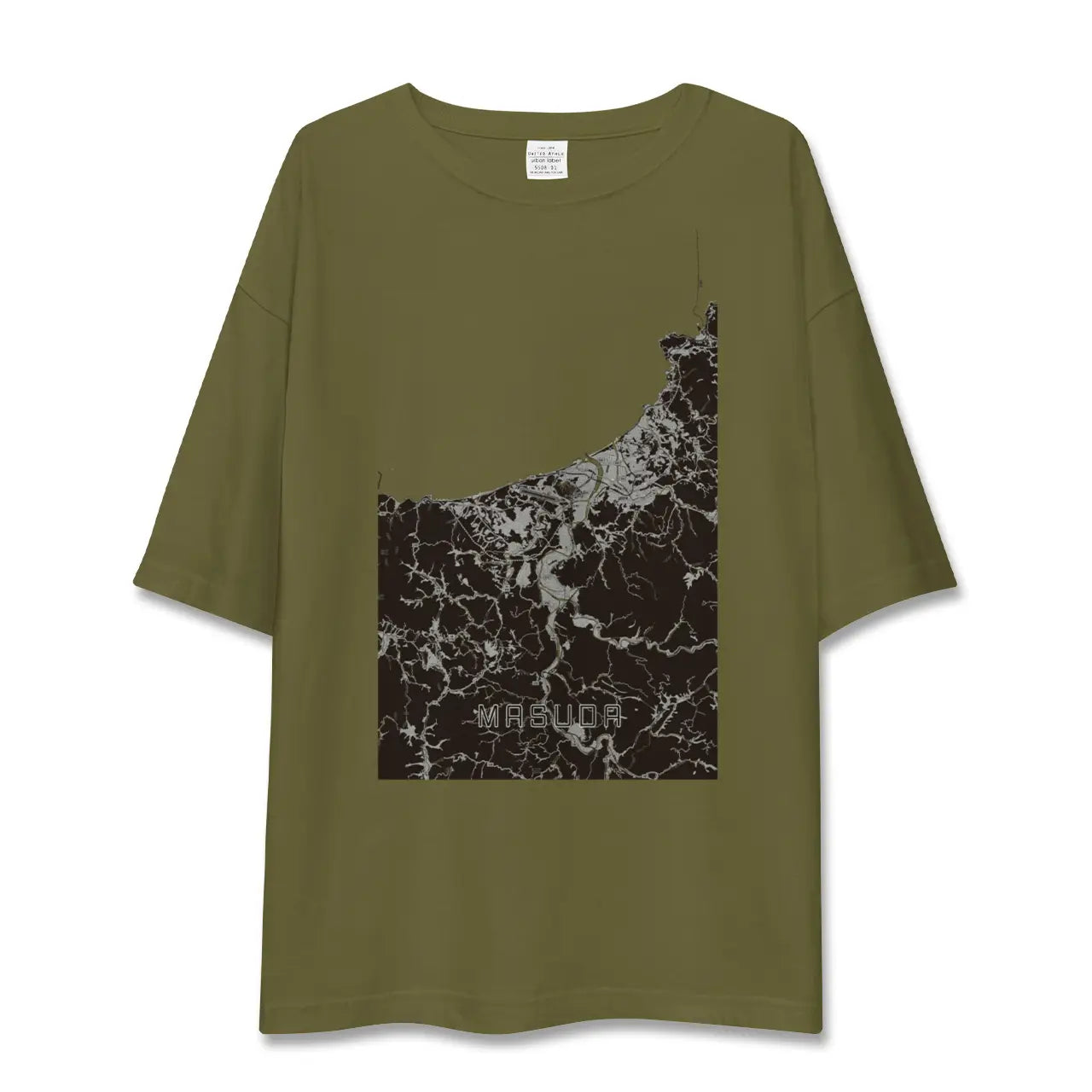 【益田(島根県)】地図柄ビッグシルエットTシャツ