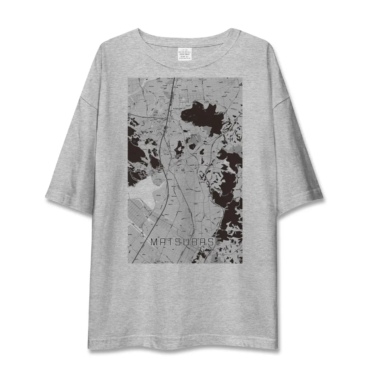 【松橋(熊本県)】地図柄ビッグシルエットTシャツ