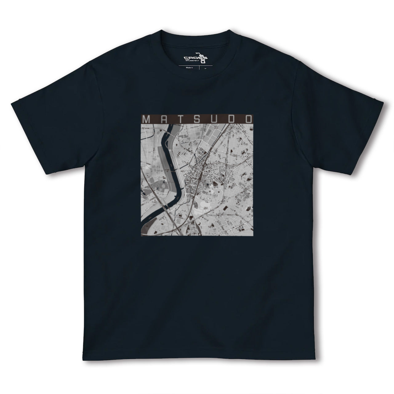 【松戸(千葉県)】地図柄ヘビーウェイトTシャツ