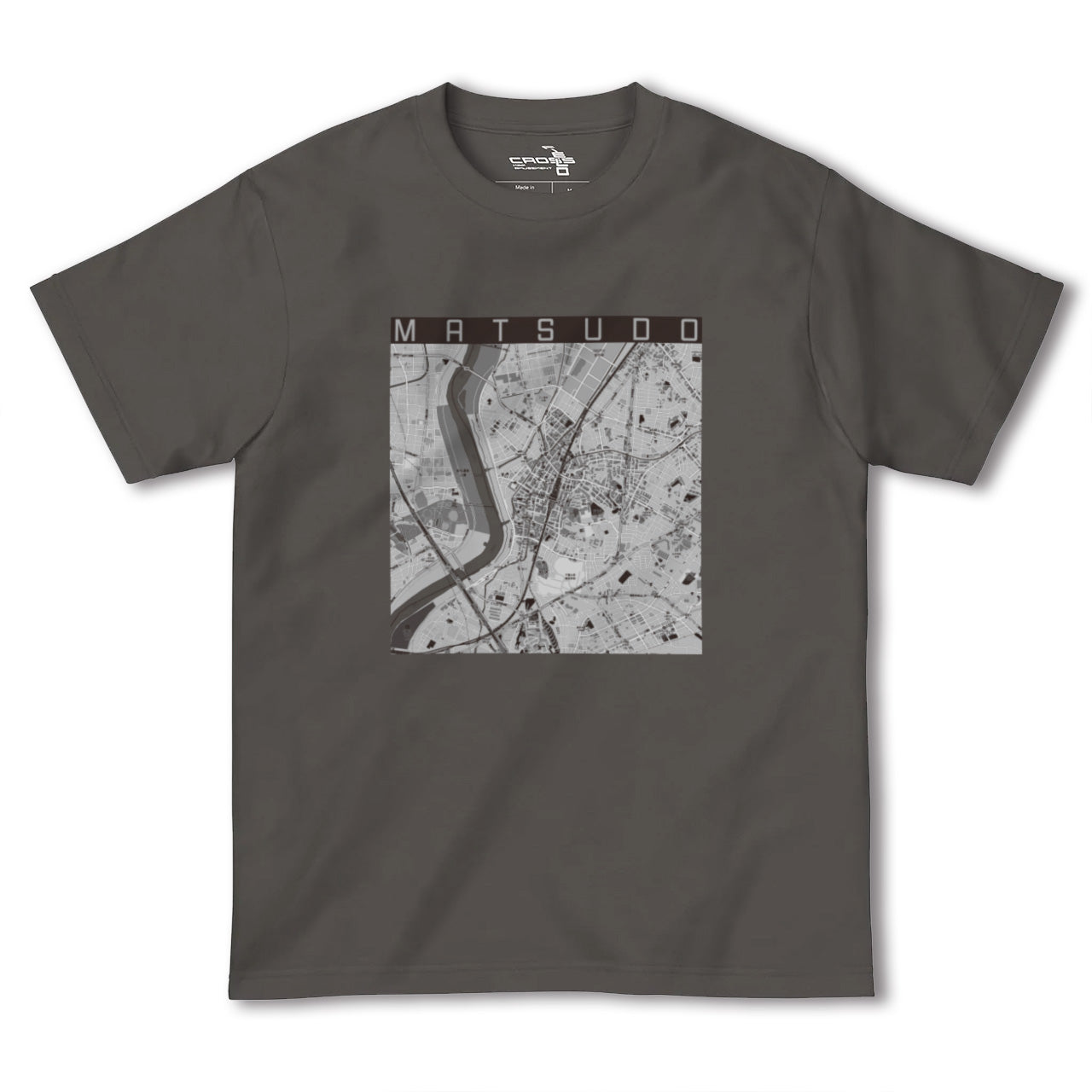 【松戸(千葉県)】地図柄ヘビーウェイトTシャツ