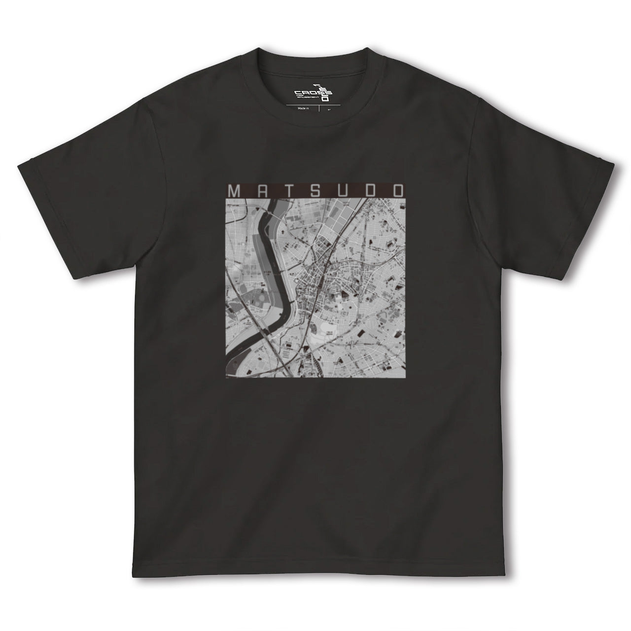 【松戸(千葉県)】地図柄ヘビーウェイトTシャツ
