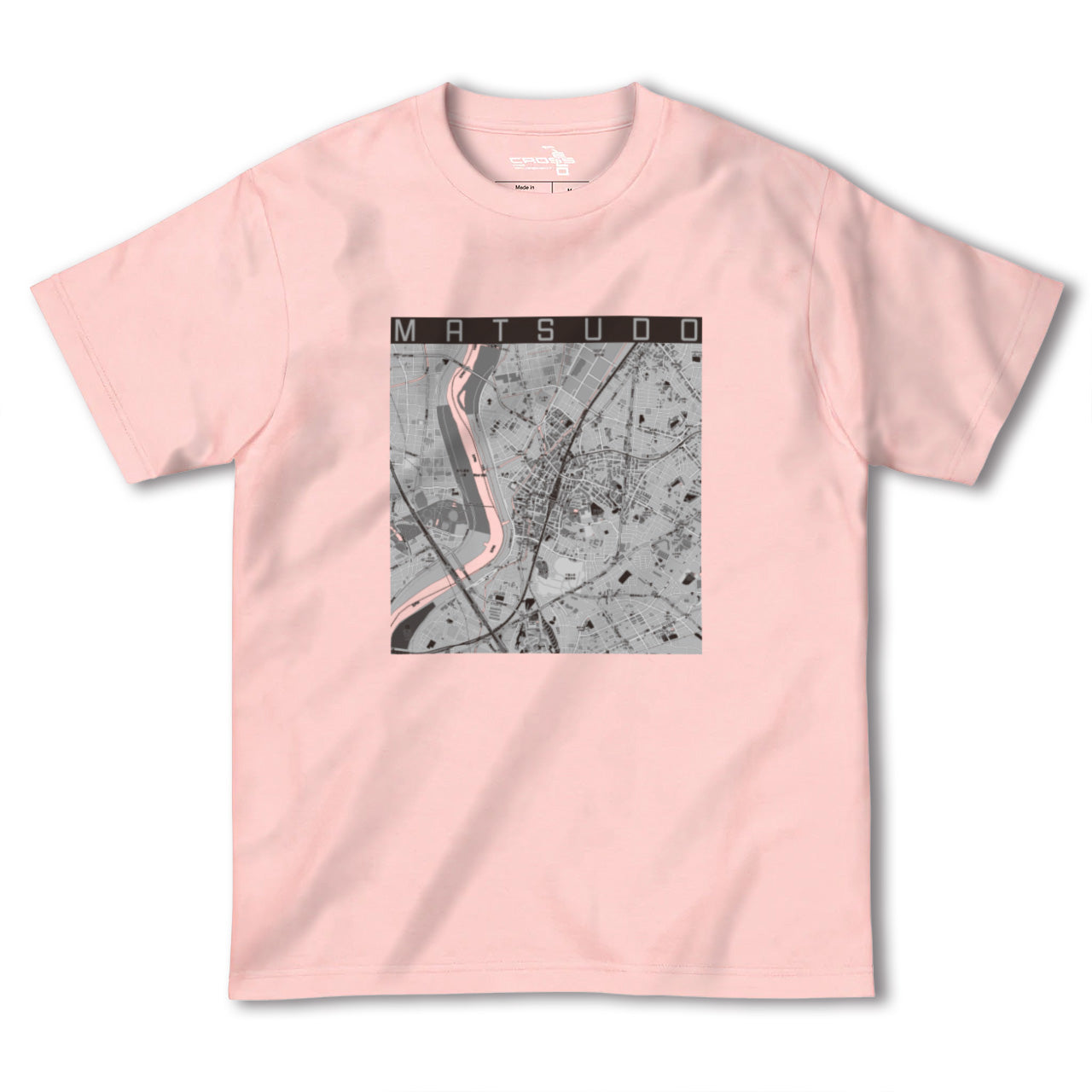 【松戸(千葉県)】地図柄ヘビーウェイトTシャツ