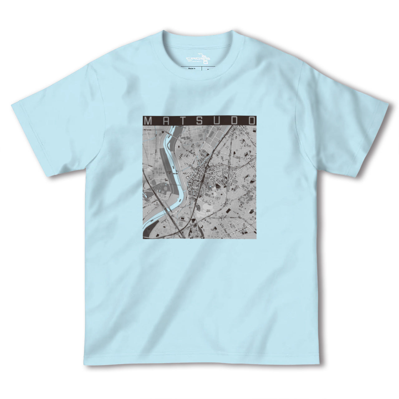 【松戸(千葉県)】地図柄ヘビーウェイトTシャツ