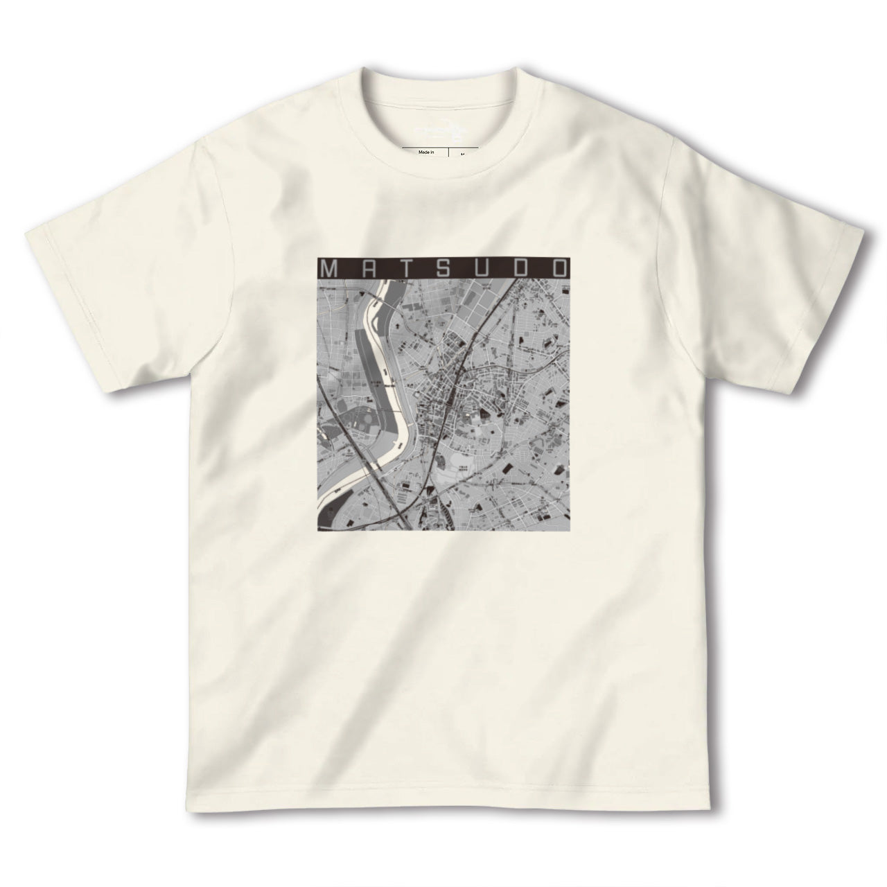 【松戸(千葉県)】地図柄ヘビーウェイトTシャツ