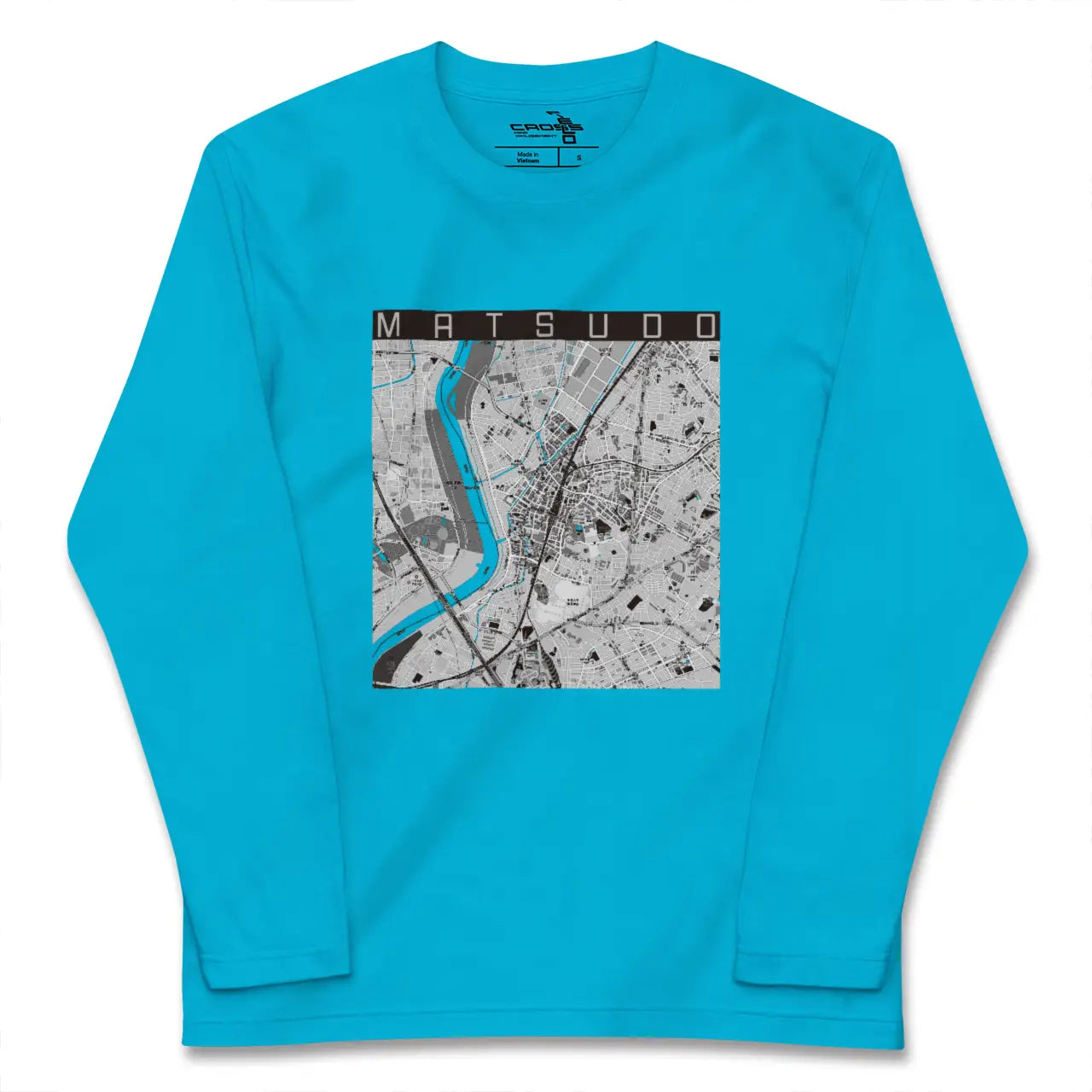 【松戸(千葉県)】地図柄ロングスリーブTシャツ