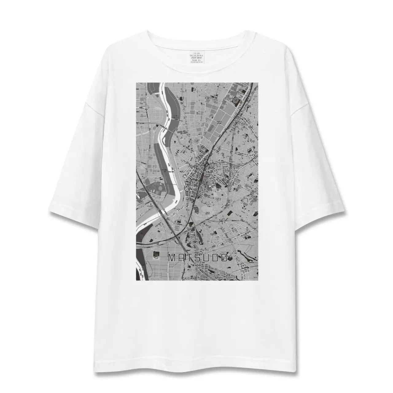 【松戸(千葉県)】地図柄ビッグシルエットTシャツ