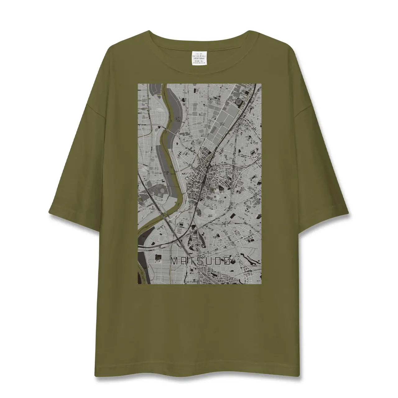 【松戸(千葉県)】地図柄ビッグシルエットTシャツ