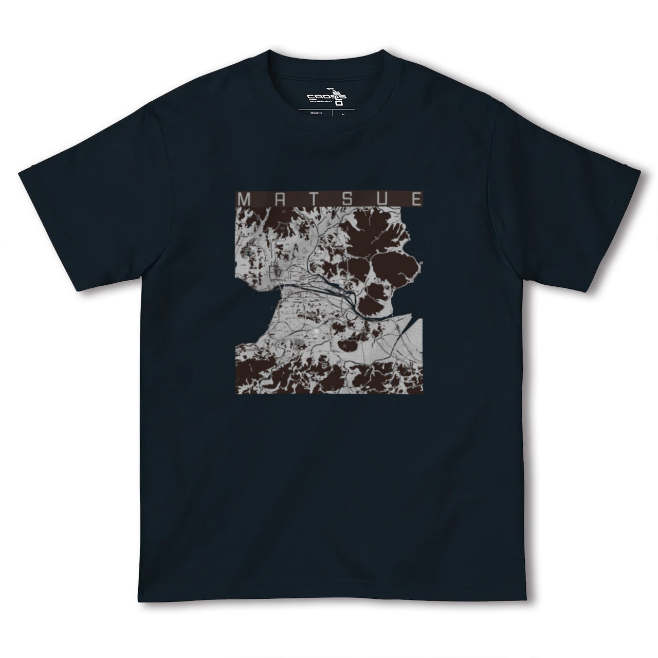 【松江(島根県)】地図柄ヘビーウェイトTシャツ