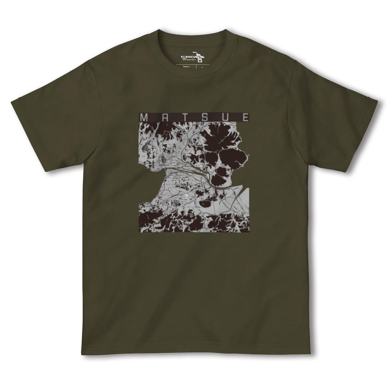 【松江(島根県)】地図柄ヘビーウェイトTシャツ