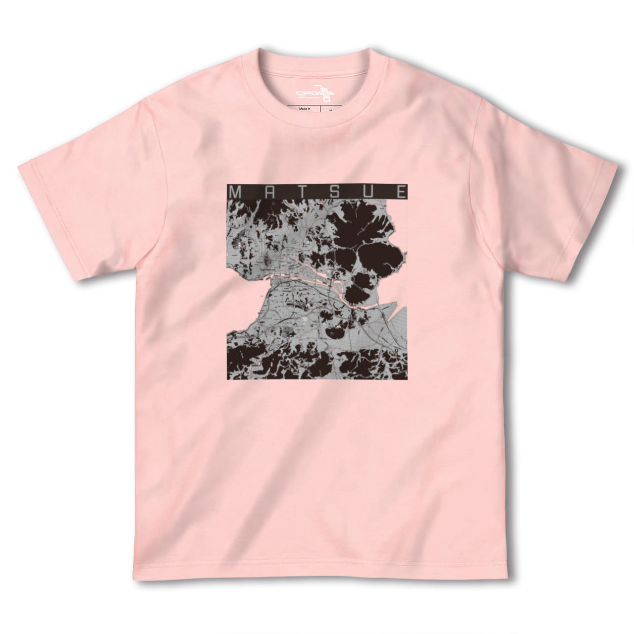【松江(島根県)】地図柄ヘビーウェイトTシャツ