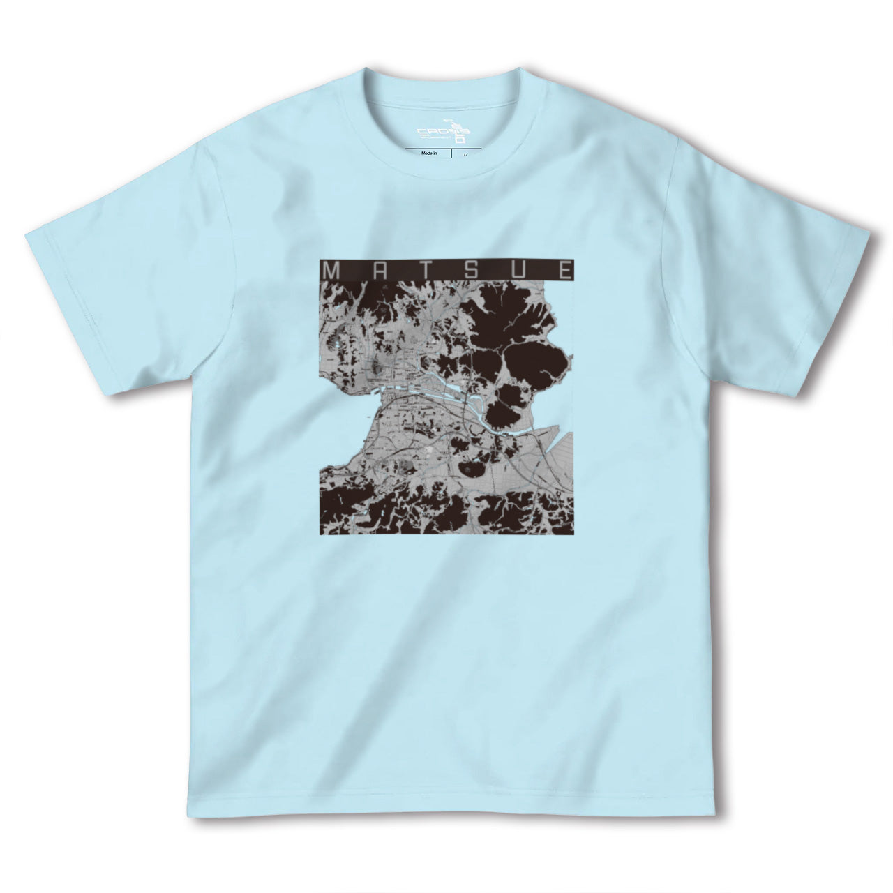 【松江(島根県)】地図柄ヘビーウェイトTシャツ