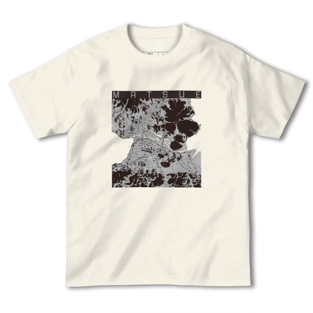 【松江(島根県)】地図柄ヘビーウェイトTシャツ
