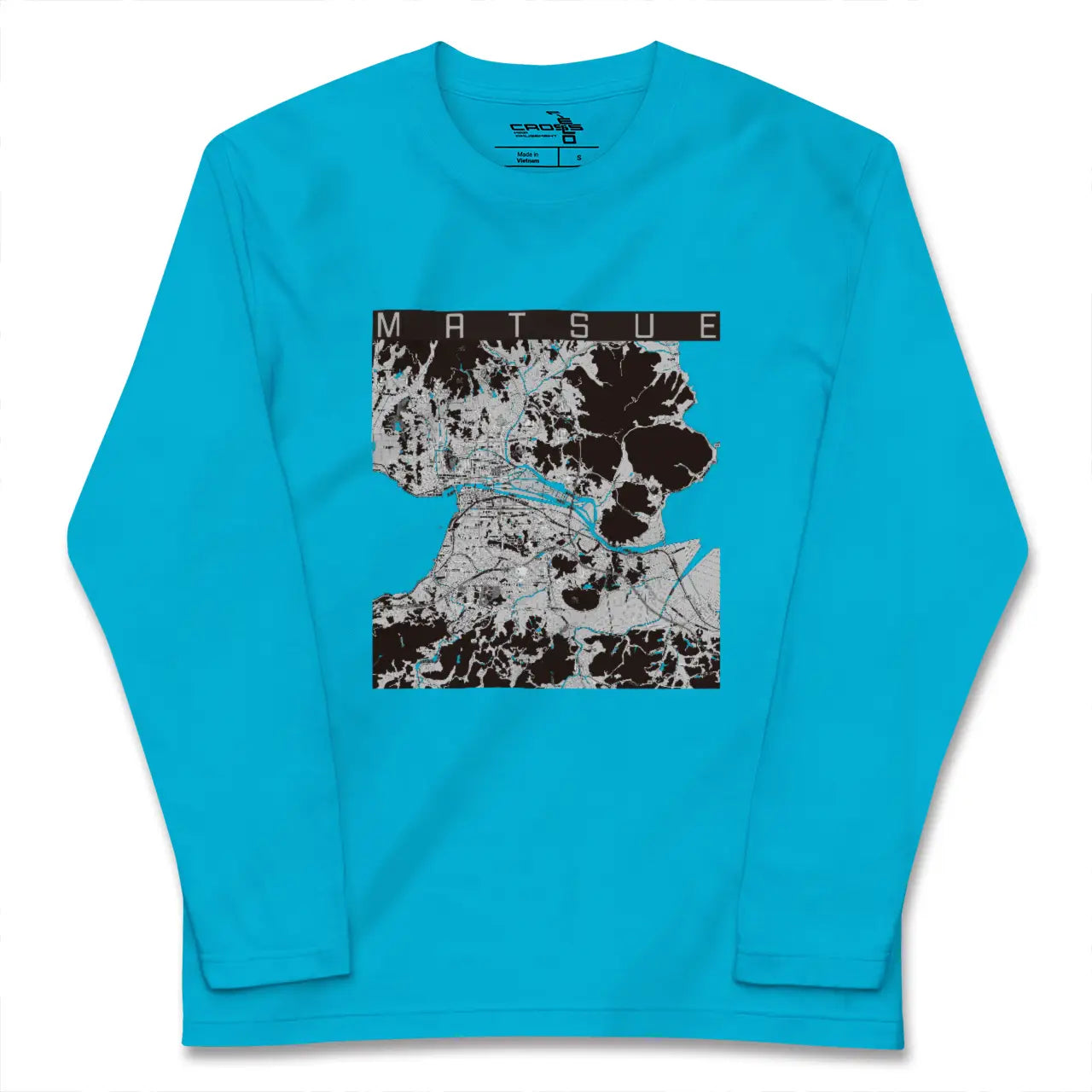 【松江(島根県)】地図柄ロングスリーブTシャツ